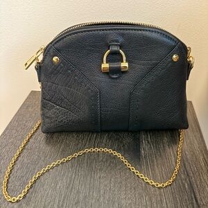 Saint Laurent Mini Leather Muse Chain Bag